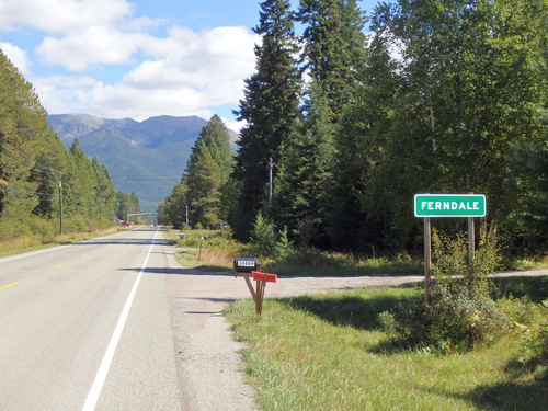 Ferndale, MT, has no camping or lodging.